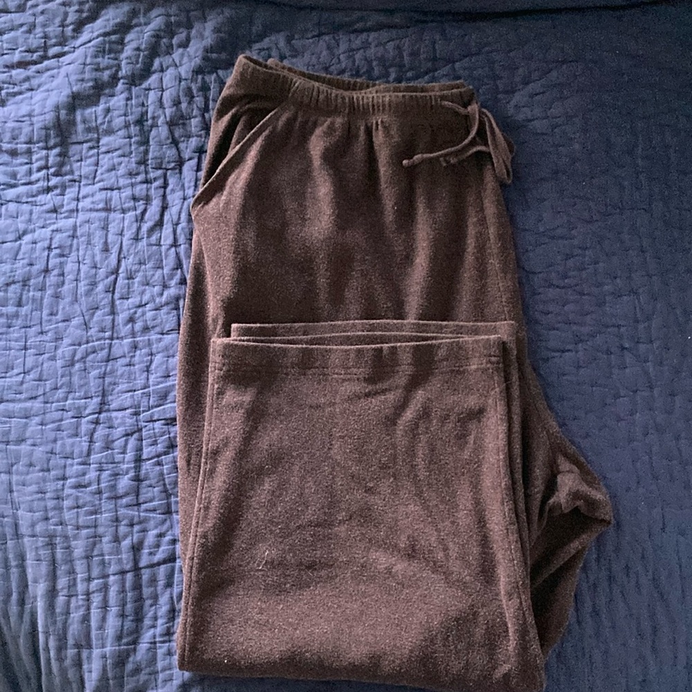 Eileen Fisher drawstring crop jersey pants 2X